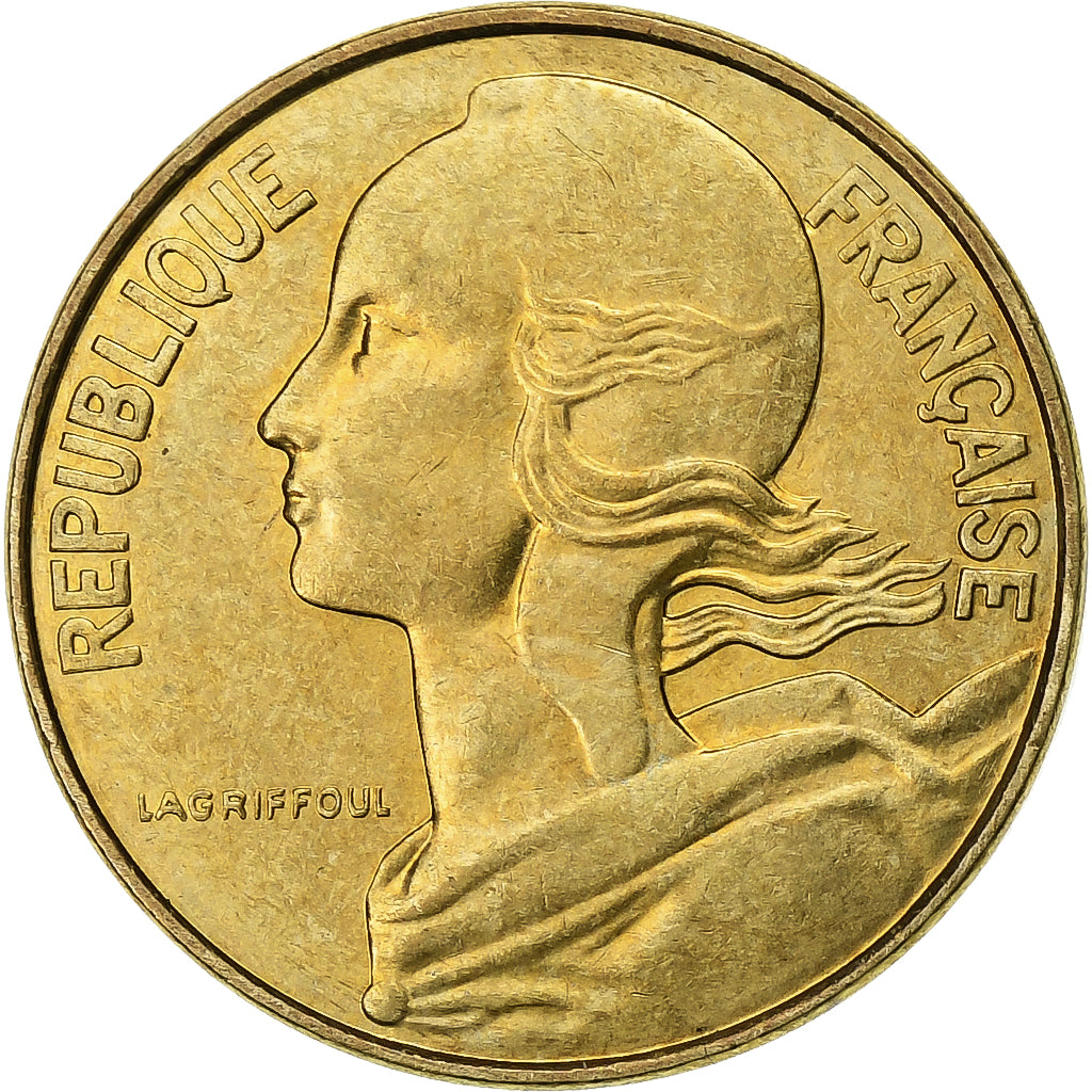 Francia, 10 Centimes, Marianne, 1988, Paris, Aluminio - bronce, SC, Gadoury:293