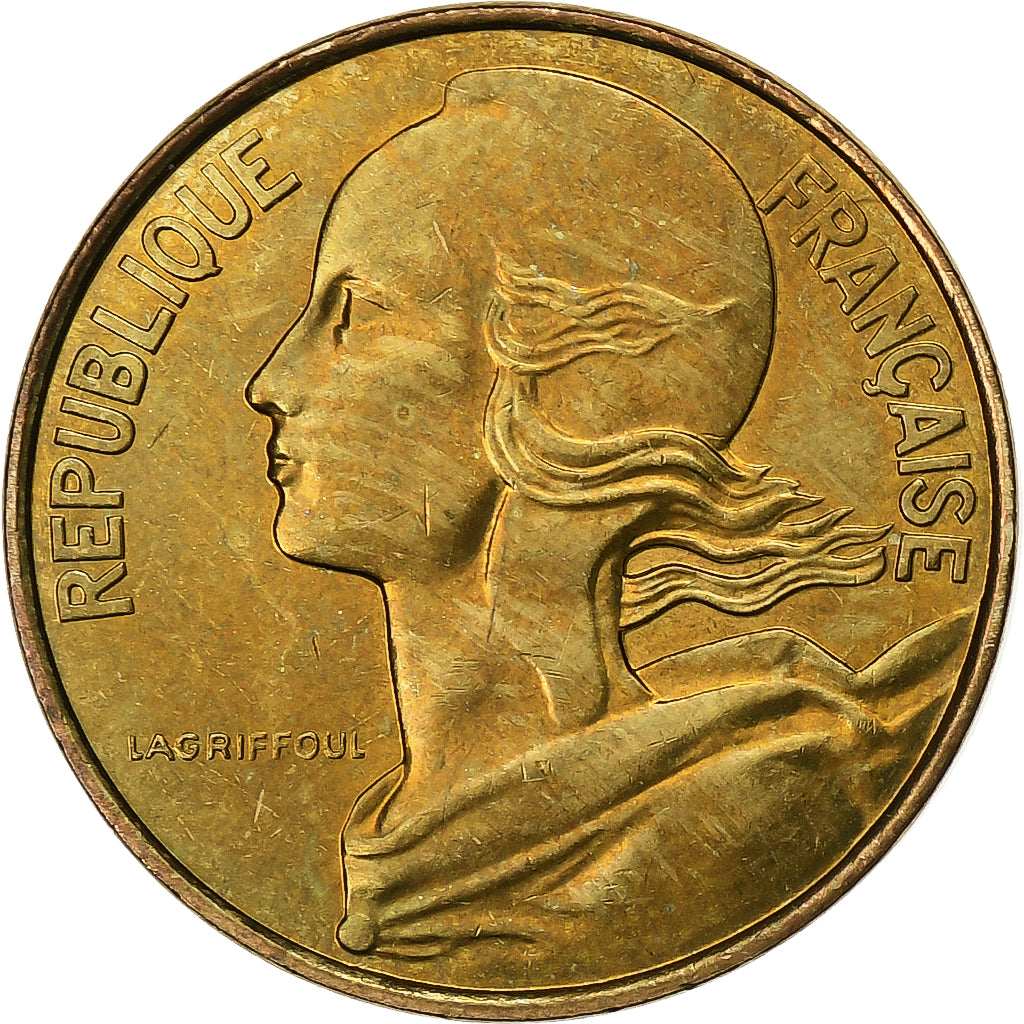 France, 10 Centimes, Marianne, 1987, Paris, FDC, Bronze-Aluminium, SPL