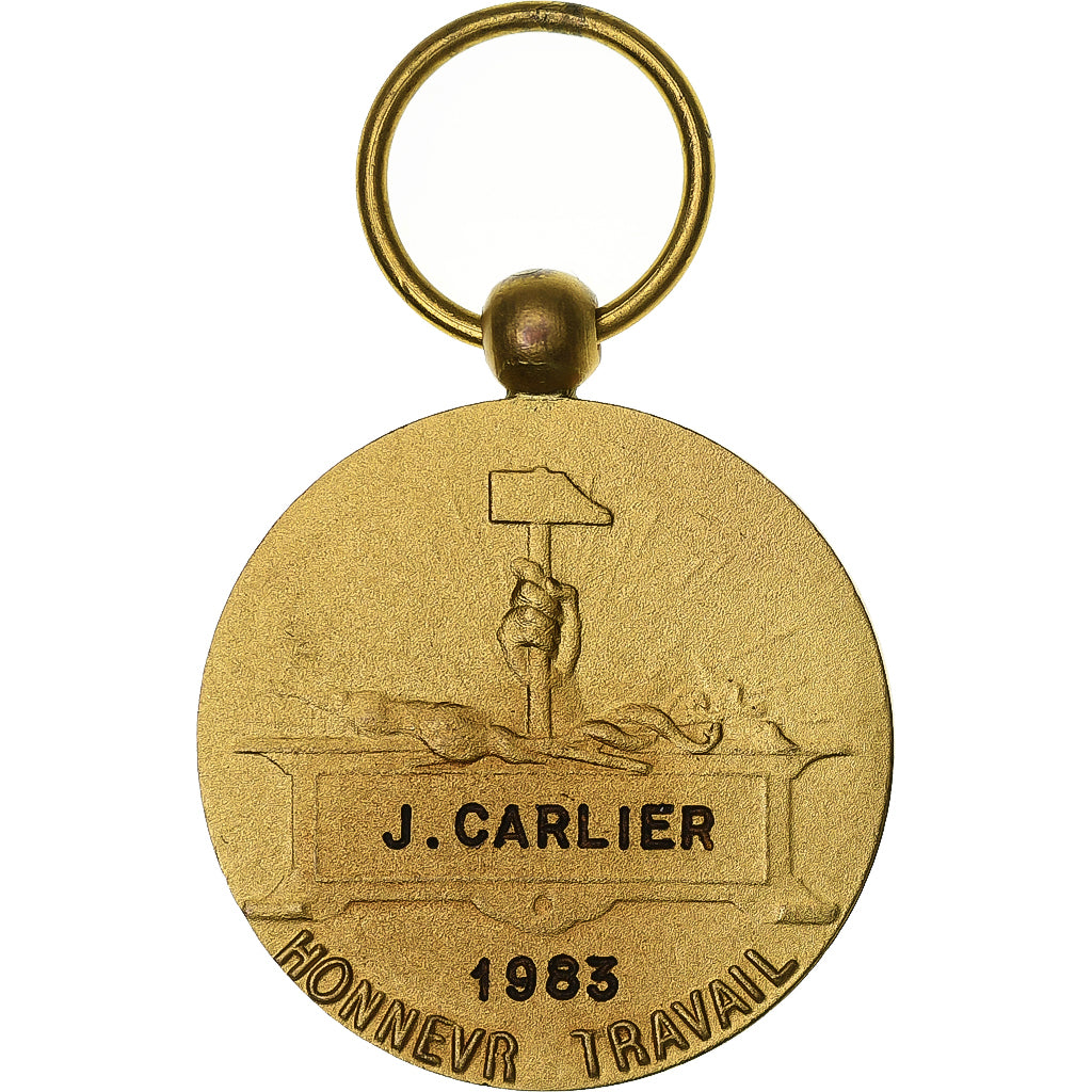 France, Médaille d'honneur du travail, Médaille, 1983, Excellent Quality