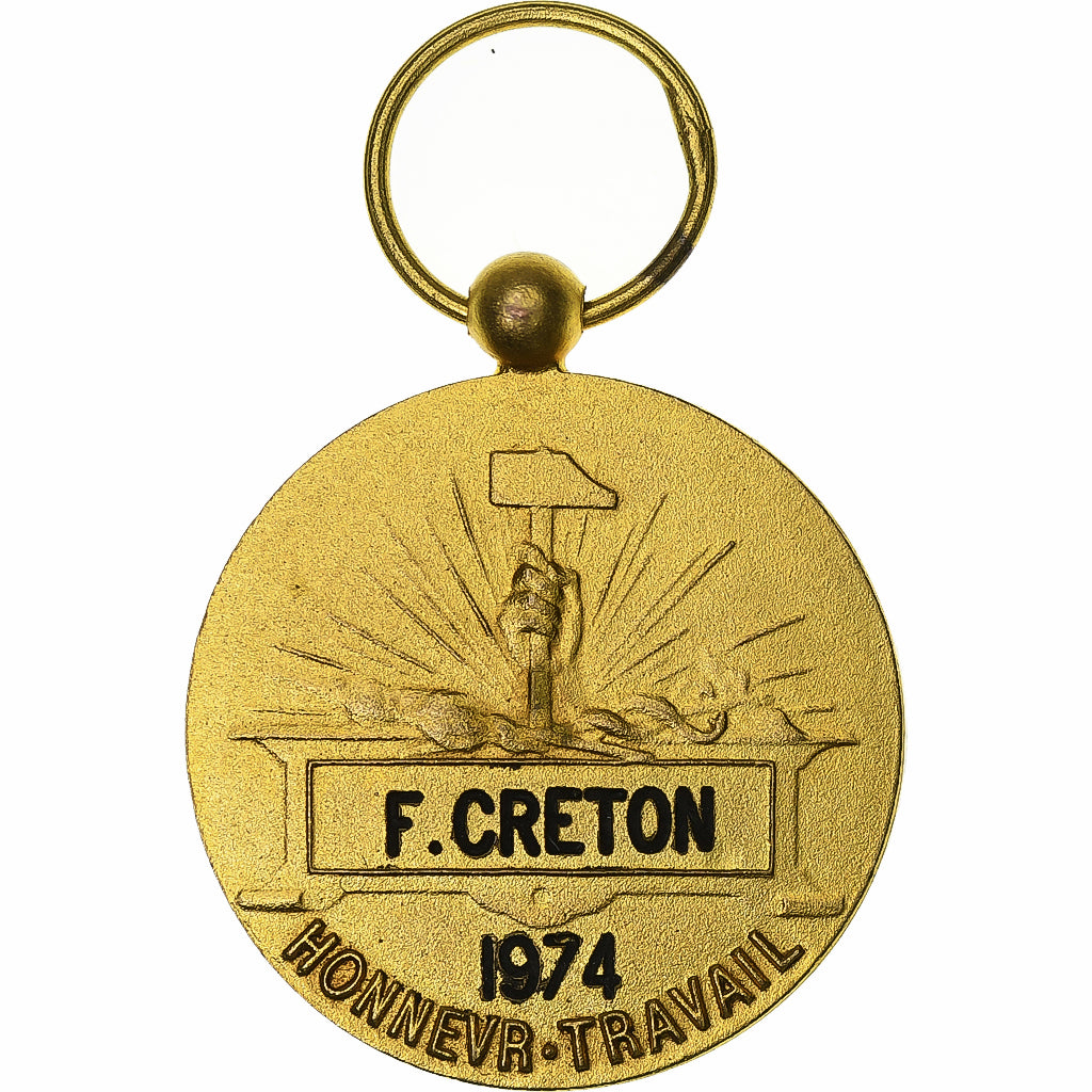 Francia, Médaille d'honneur du travail, medaglia, 1974, Eccellente qualità