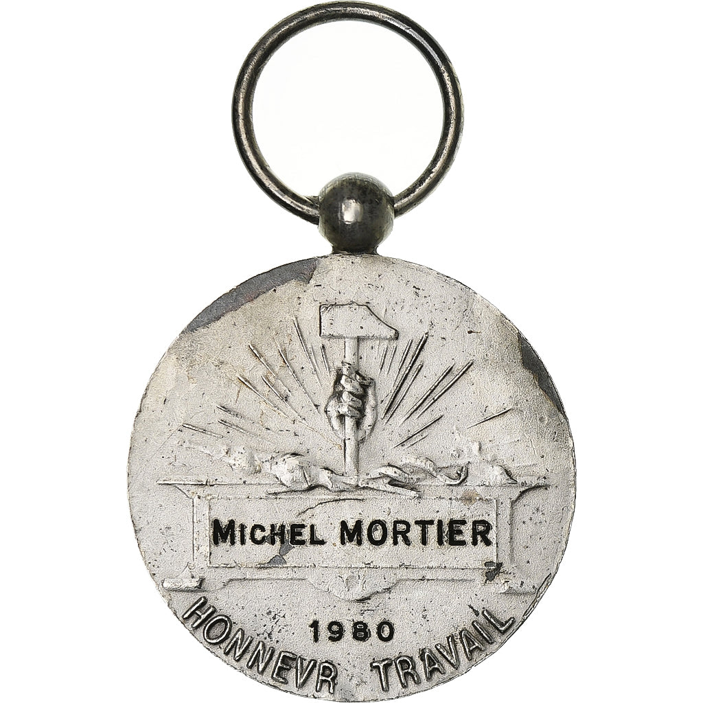 France, Médaille d'honneur du travail, Médaille, 1980, Excellent Quality