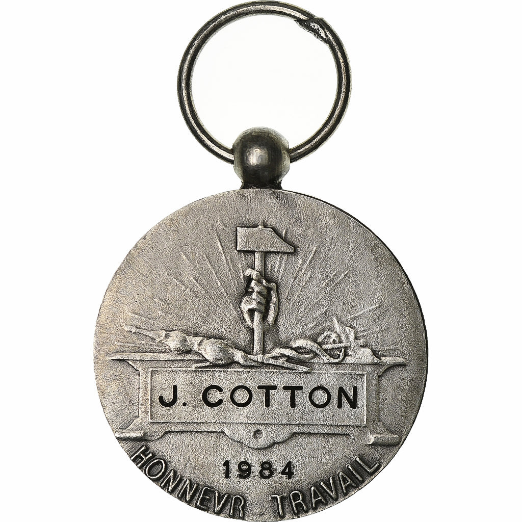 France, Médaille d'honneur du travail, Médaille, 1984, Très bon état