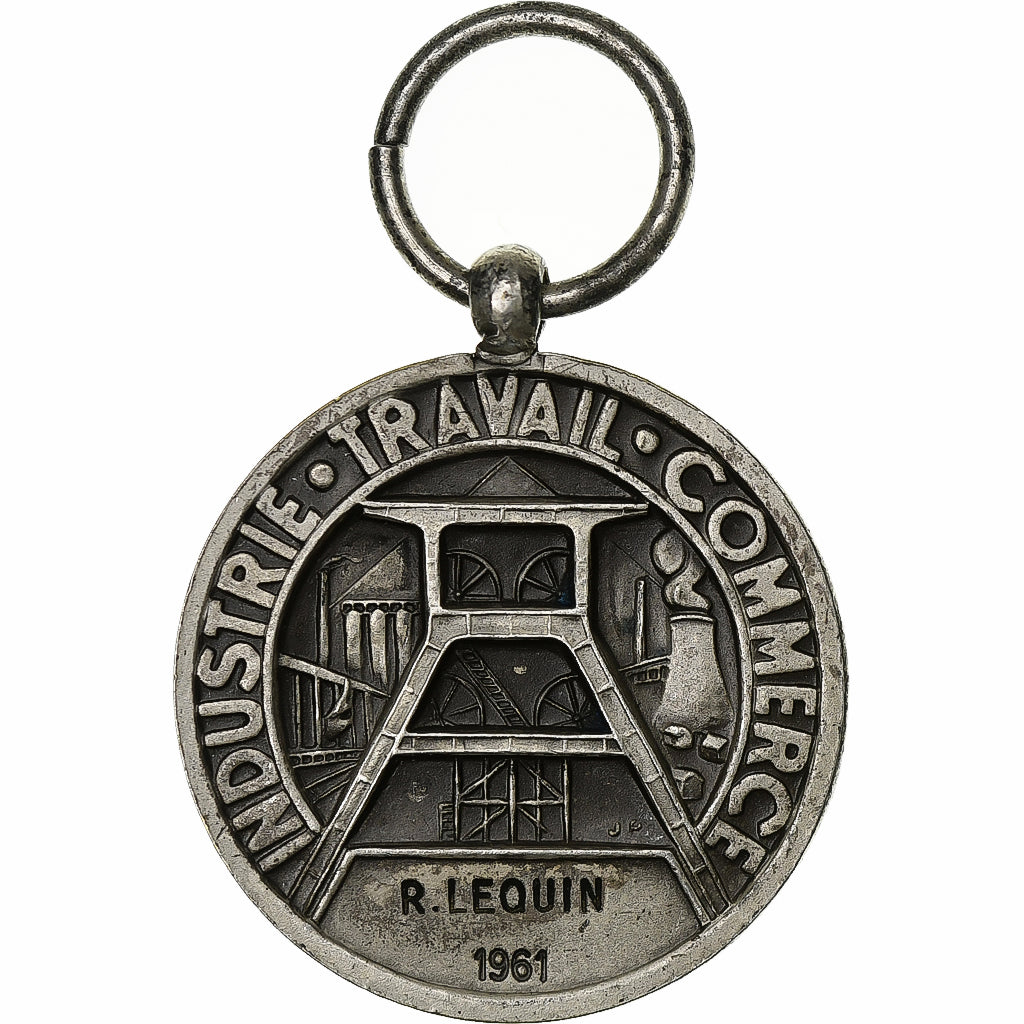 Francja, Industrie-Travail-Commerce, medal, 1961, Doskonała jakość, Brąz