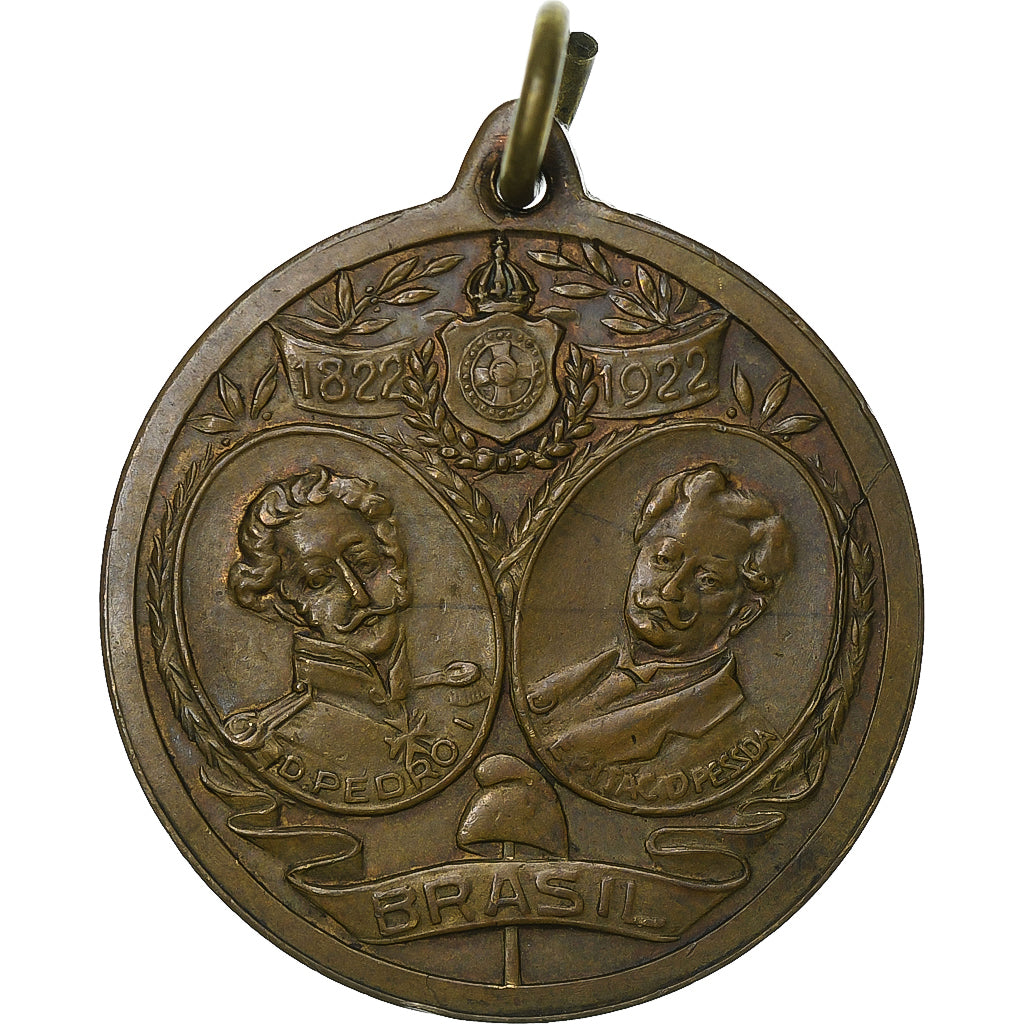 Brasilien, Medaille, Independencia ou Morte, 1922, Messing, SS