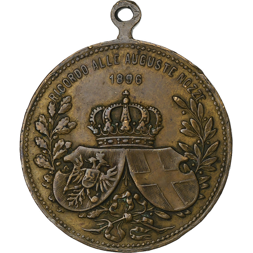 Italie, Médaille, Mariage de Victor Emanuel III & Hélène de Monténégro