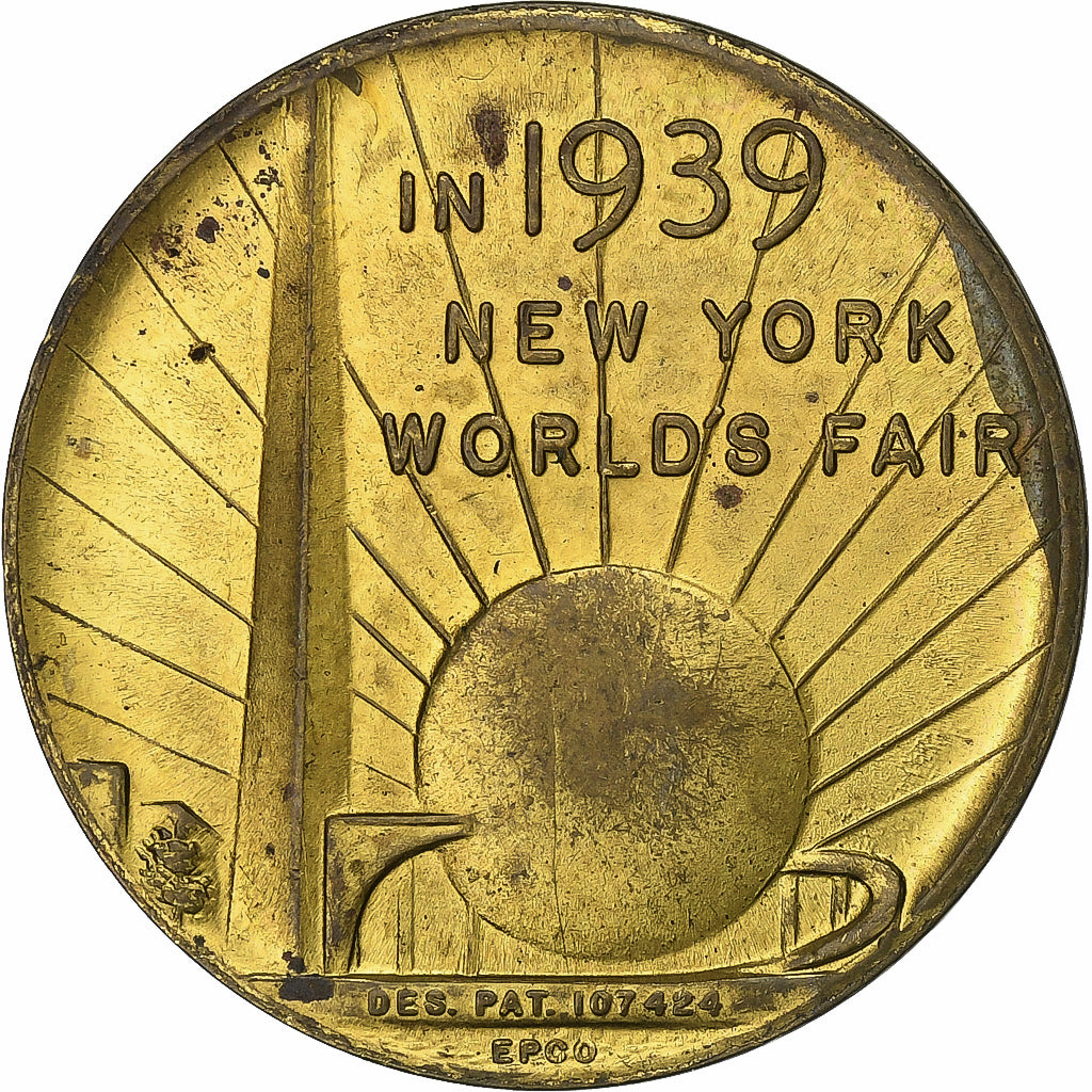 United States of America, Medal, New-York World's Fair, Washington Inauguration