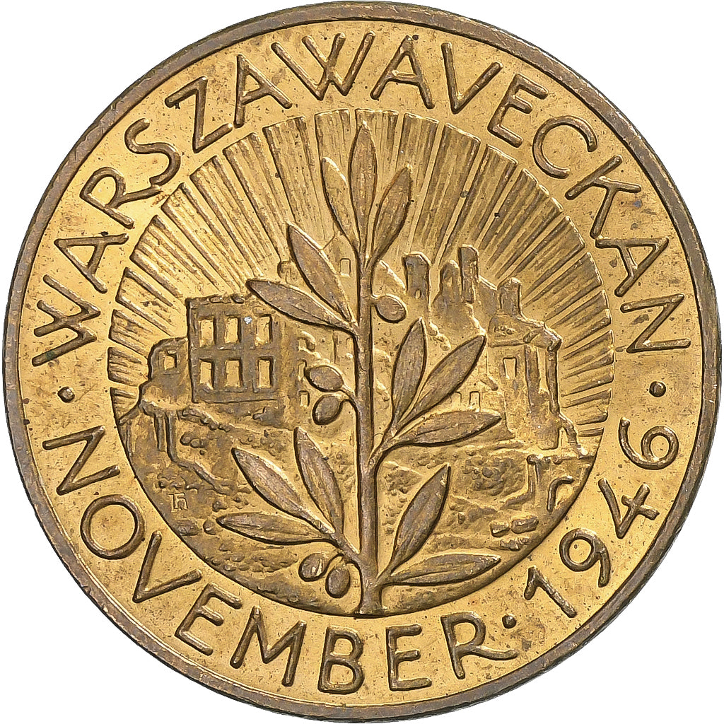 Zweden, Medaille, Warschauer Hilfswoche, Bronzen, PR