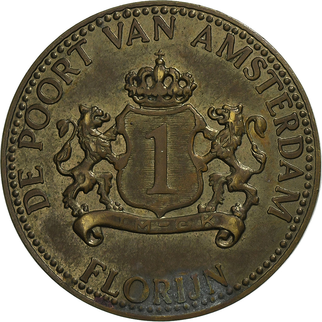 Netherlands, Medal, Seventeenth Century, Amsterdam, Brass, AU(55-58)