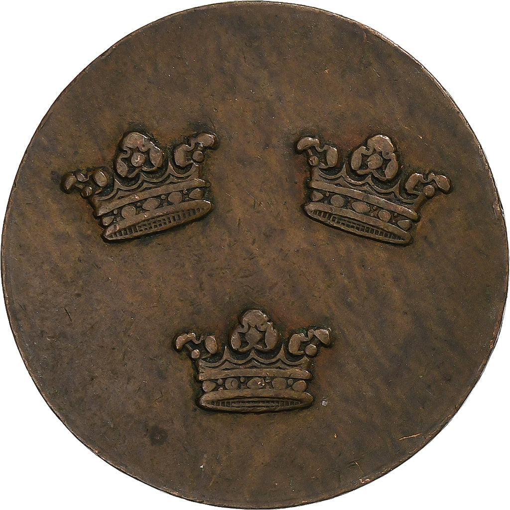 Svezia, Sporrong, 5 Öre, Stockholm, BB+, Ottone