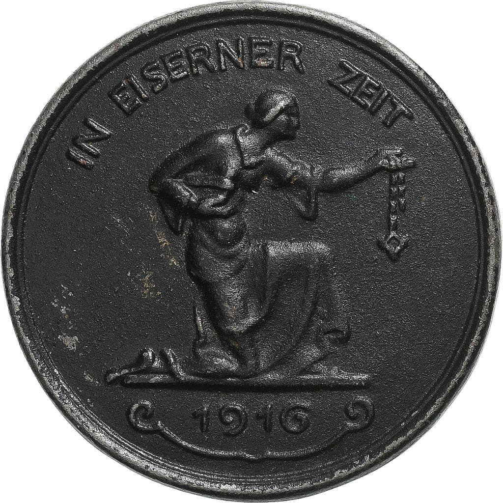 Duitsland, Medaille, In Eiserner Zeit, 1916, Métal, ZF