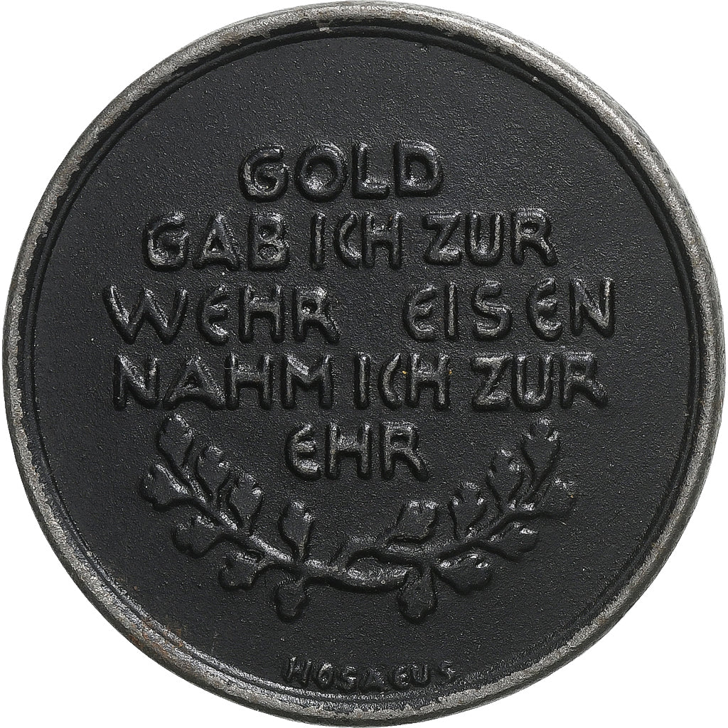 Duitsland, Medaille, In Eiserner Zeit, 1916, Métal, ZF