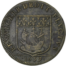 Francja, Token, Echevinage Parisien, Alexandre de Sève, Prévost, 1659