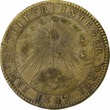 Frankreich, betaalpenning, Prévôt de Paris, Henri de Fourcy, 1687, Messing