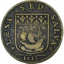 Francia, ficha, Ile-de-France, Antoine Le Febvre, Prévost, 1653, Ottone, MB+