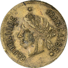 Francia, ficha, To Hanover, 1837, Ottone, MB+