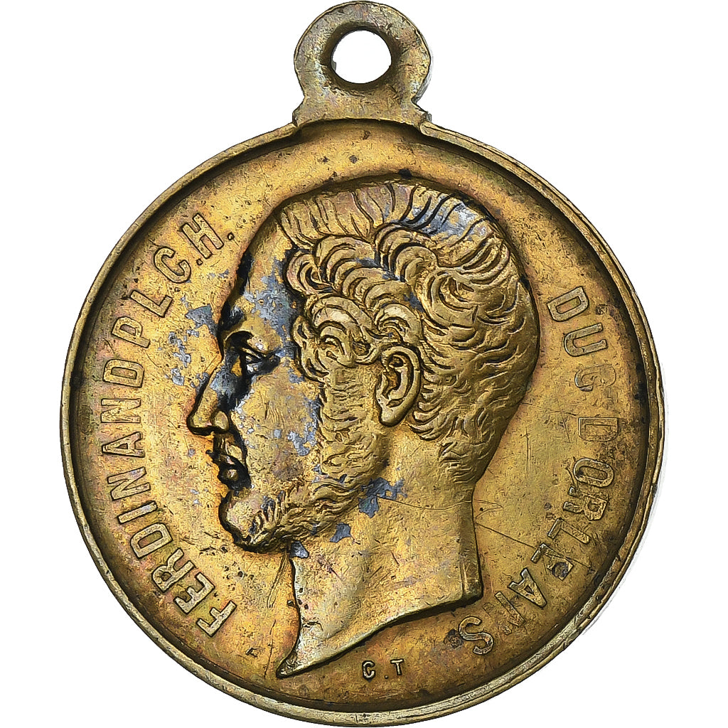 France, Medal, Ferdinand Philippe, Duc D'orléans, Chapelle Saint Ferdinand