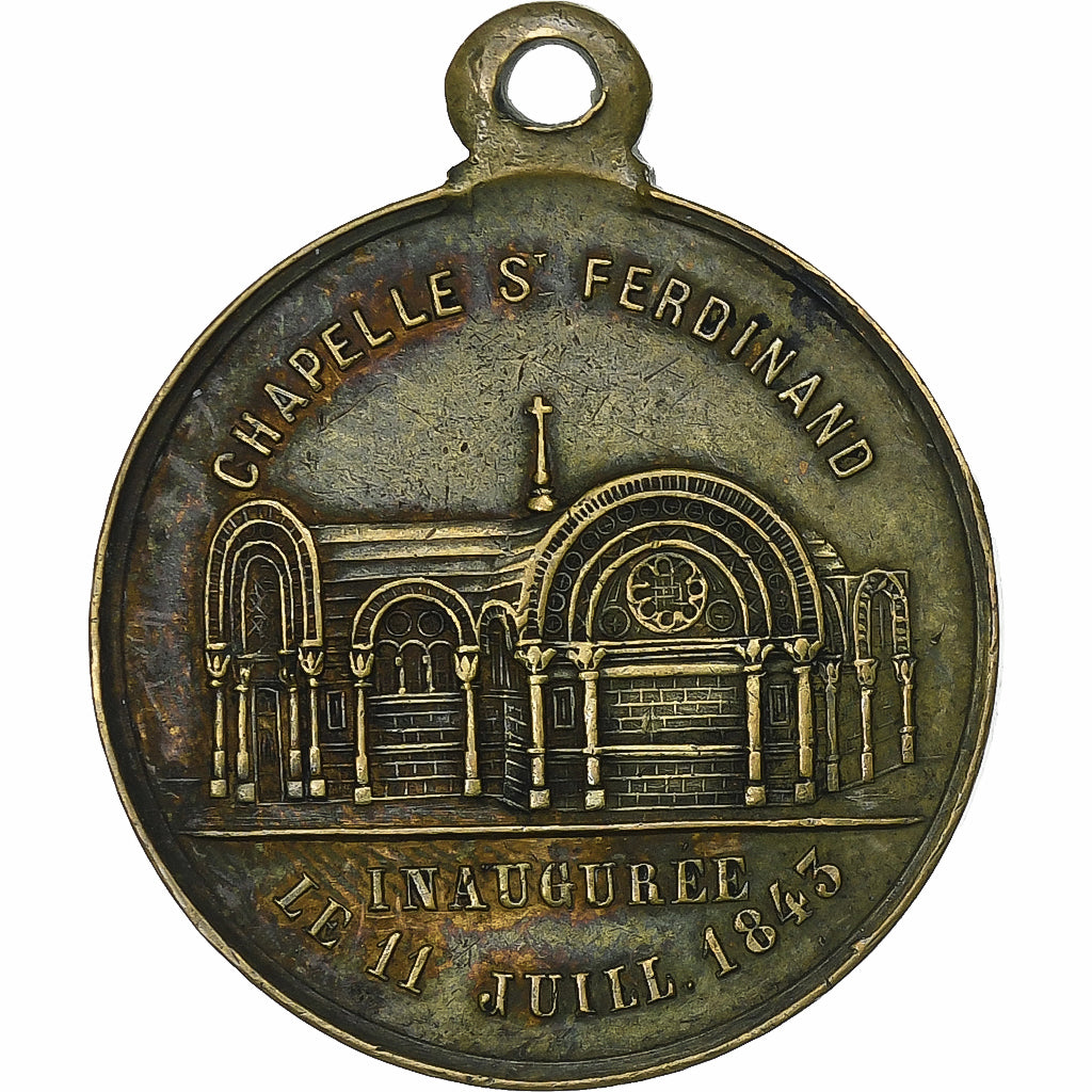 France, Medal, Ferdinand Philippe, Duc D'orléans, Chapelle Saint Ferdinand