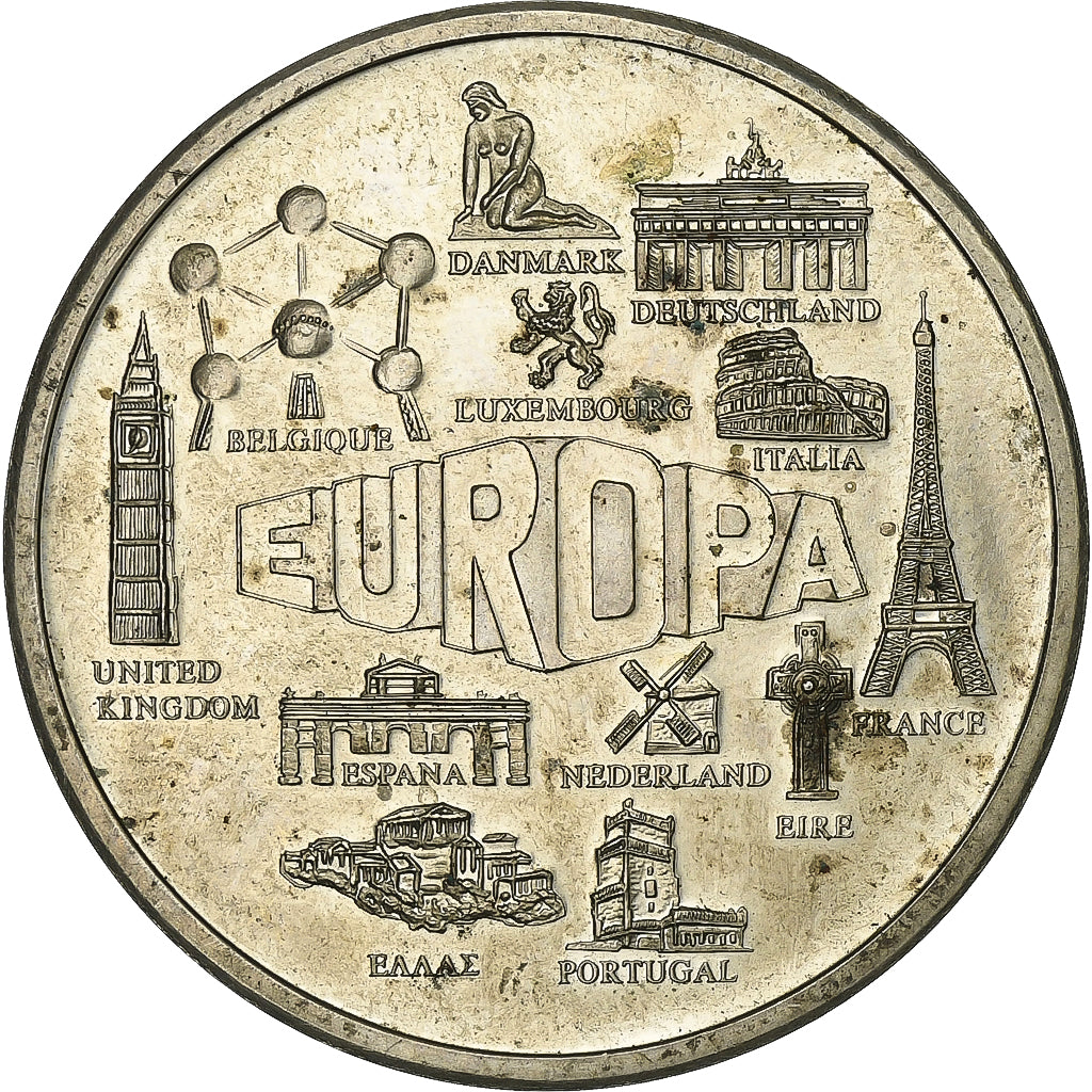 Frankrijk, Medaille, Ecu Europa, 2000, Cupro-nikkel, ZF