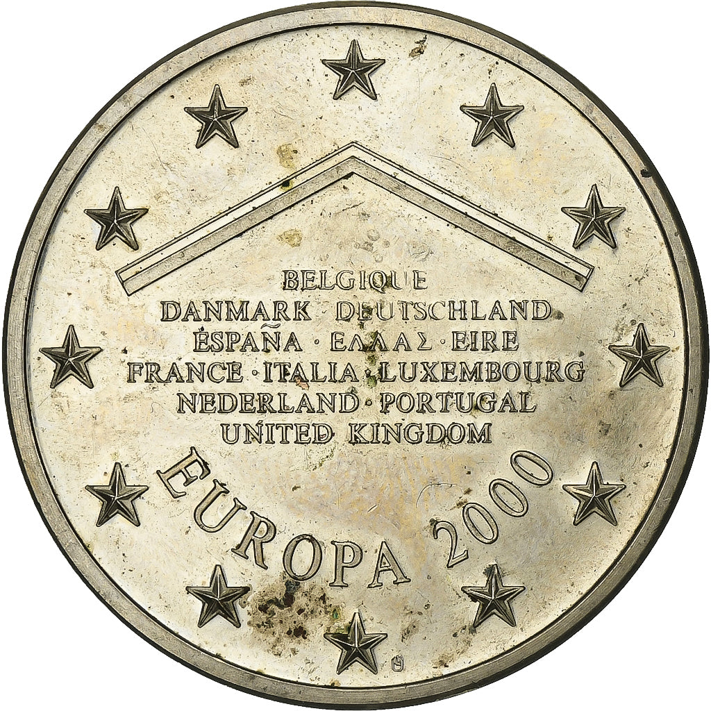Frankrijk, Medaille, Ecu Europa, 2000, Cupro-nikkel, ZF