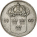 Sweden, Gustaf V, 10 Öre, 1930, Silver, EF(40-45), KM:780