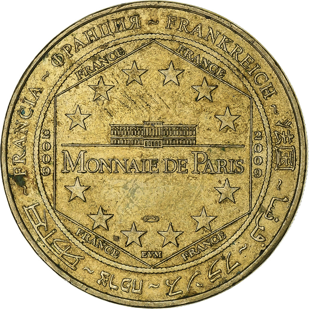 Francia, ficha, 50/ Abbaye du Mont-Saint-Michel, 2009, Rame-nichel-alluminio