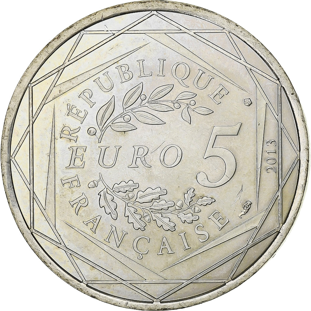 Frankreich, Egalité, 5 Euro, 2013, UNZ, Silber, Gadoury:EU646