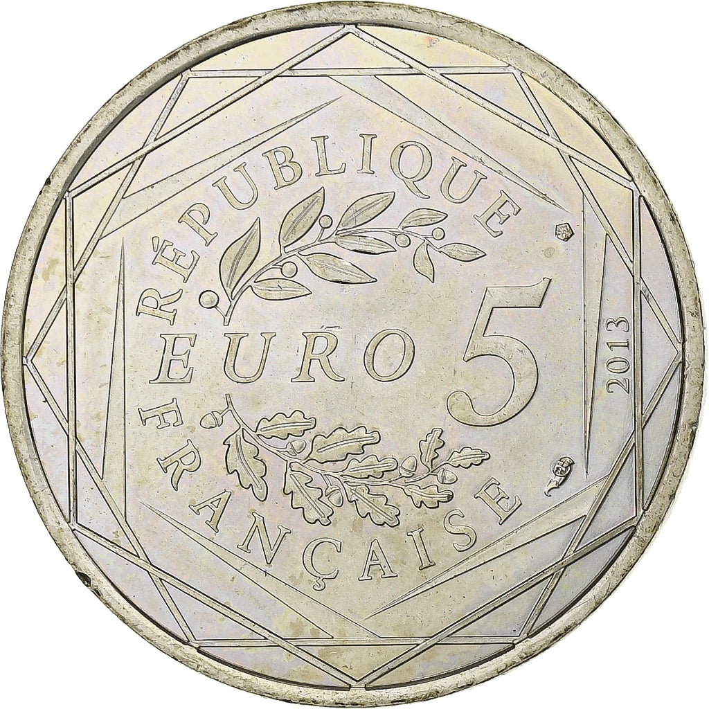 Frankrijk, 5 Euro, Fraternité, 2013, Paris, Zilver, UNC-