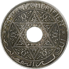 Marocco, 25 Centimes, 1921, Rame-nichel, BB