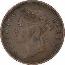 Singapur, Victoria, Cent, 1889, Brązowy, VF(30-35)