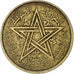 Marrocos, Mohammed V, 2 Francs, 1945, Paris, Alumínio-Bronze, EF(40-45), KM:42