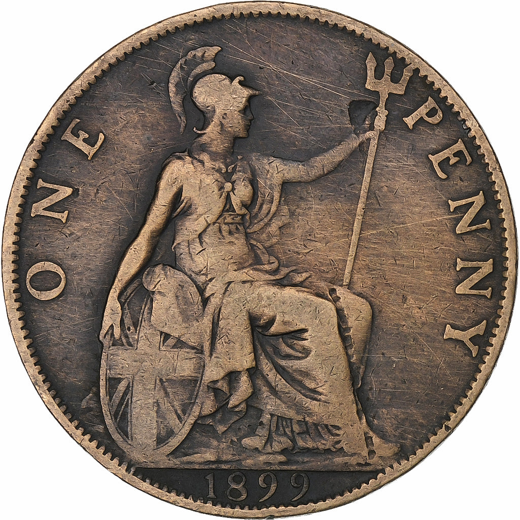 Great Britain, Victoria, Penny, 1899, Bronze, VF(30-35), KM:790