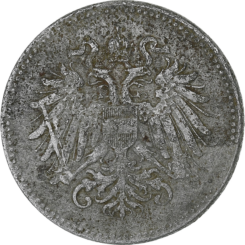 Austria, Karl I, 20 Heller, 1917, Hierro, BC+, KM:2826
