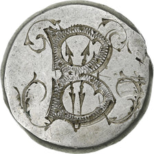 Belgium, Token, Léopold Ier, 20 Centimes modifiée en Bouton,, 1861