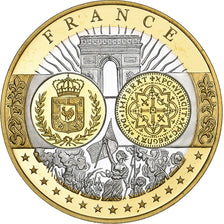 France, Medal, Europe, République Française, Silver, MS(65-70)