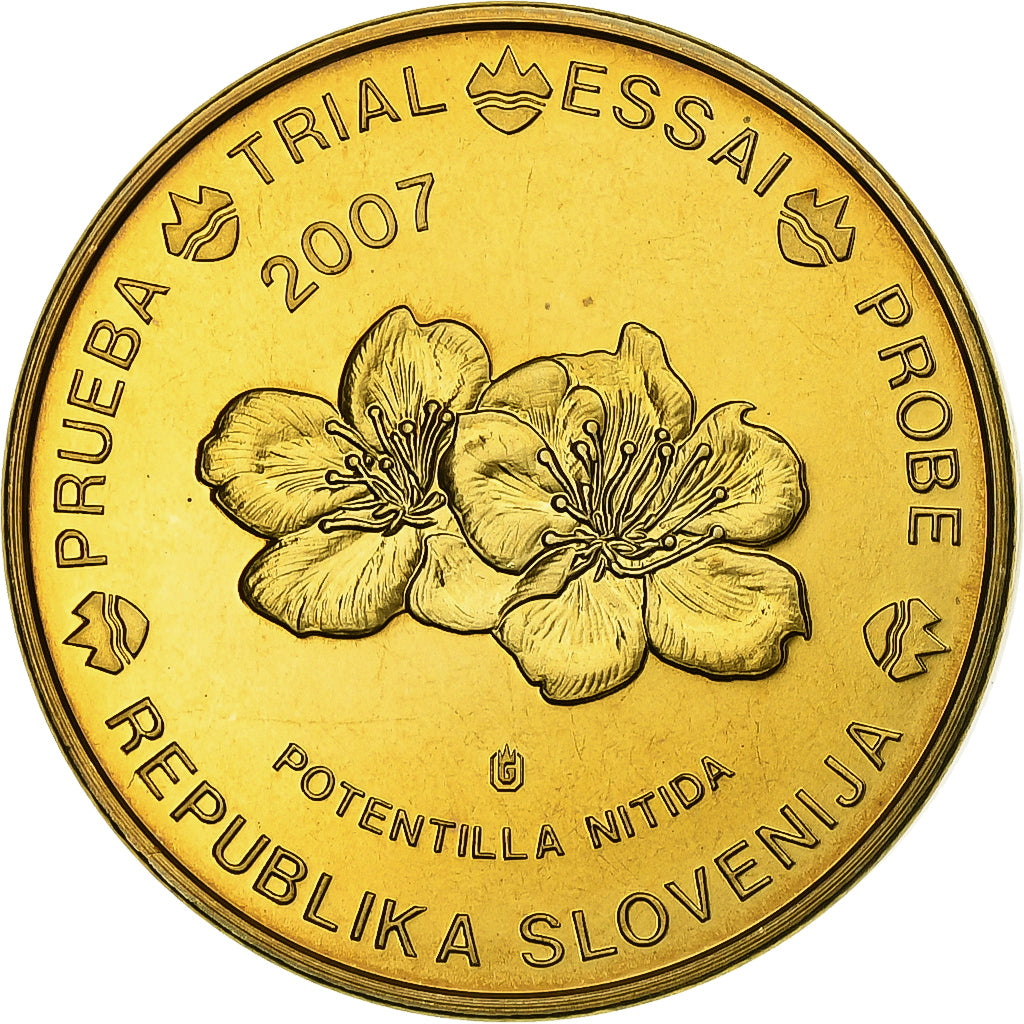 Slovenië, 50 Euro Cent, Essai-Trial, 2003, Tin, FDC