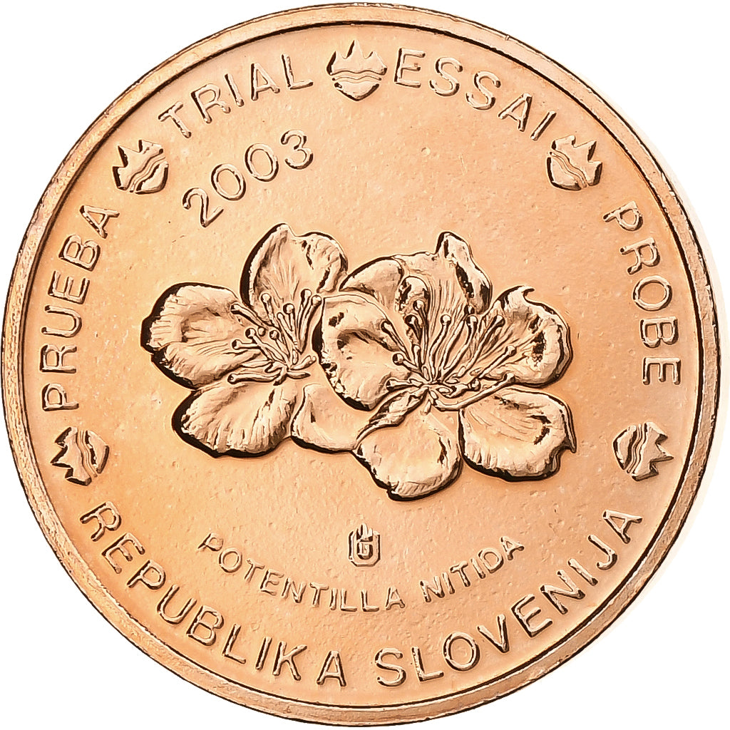 Slovenië, 2 Euro Cent, Essai-Trial, 2003, Koper, FDC