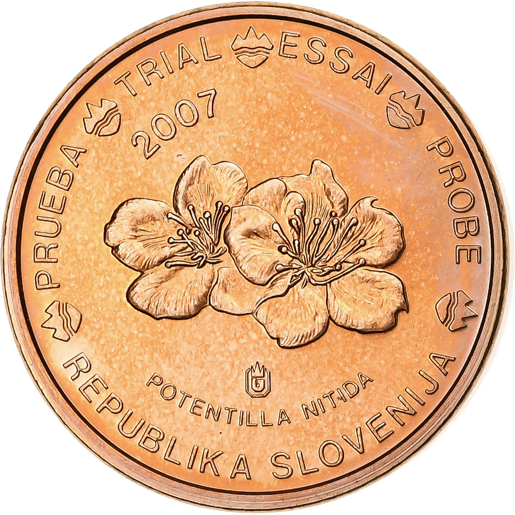 Eslovénia, Euro Cent, Essai-Trial, 2003, Cobre, MS(65-70)