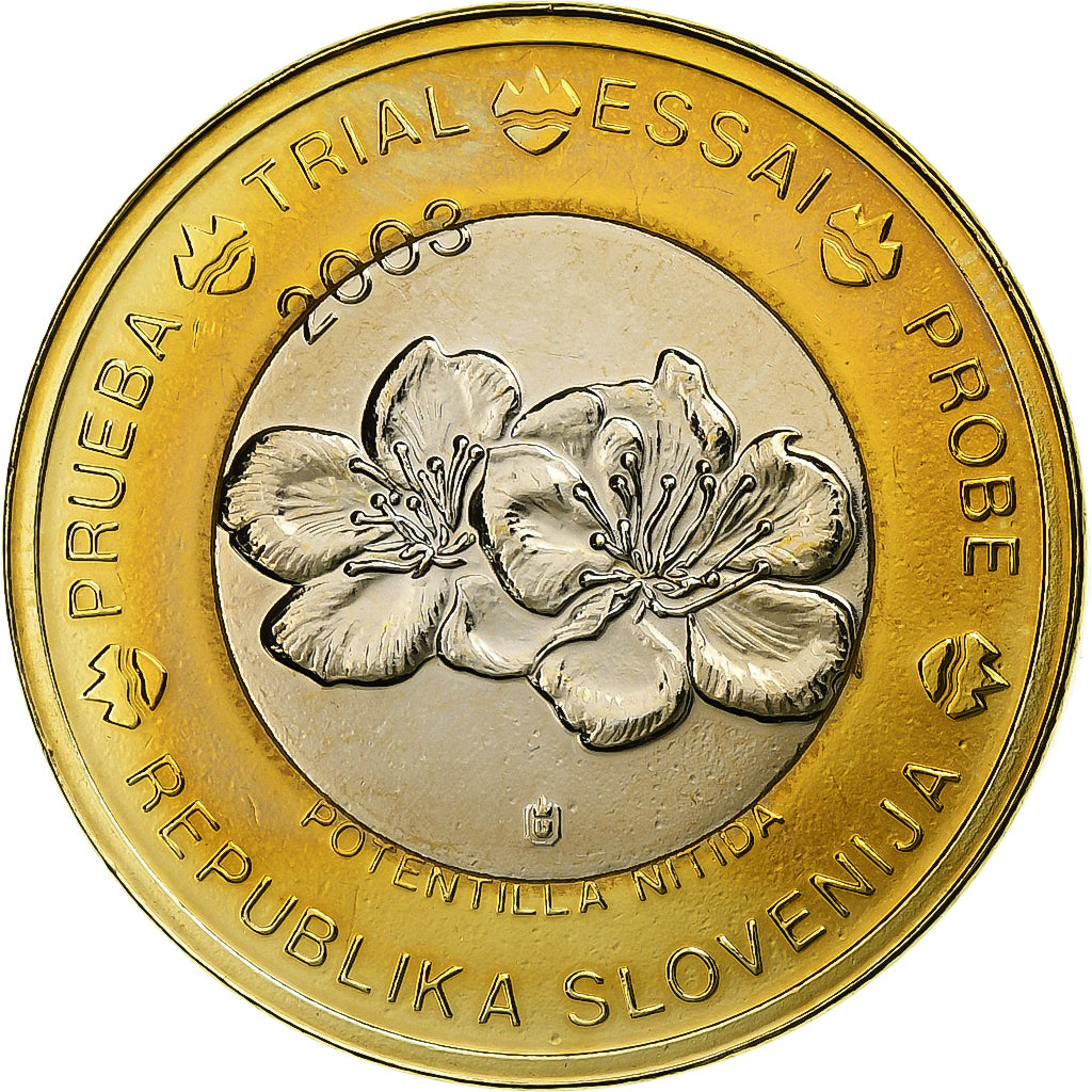 Slovenia, Euro, unofficial private coin, 2003, Bi-Metallic, MS(65-70)