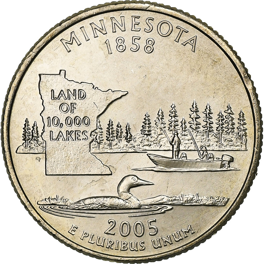 Estados Unidos da América, Quarter, Quarter Dollar, 2005, Philadelphia