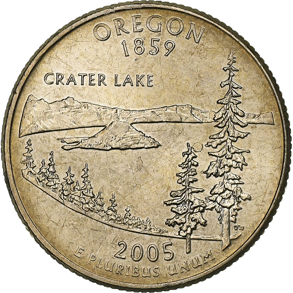 Estados Unidos da América, Quarter, Quarter Dollar, 2005, Philadelphia, Oregon