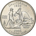États-Unis, Quarter, Quarter Dollar, 2005, Denver, California 1850, Cupronickel