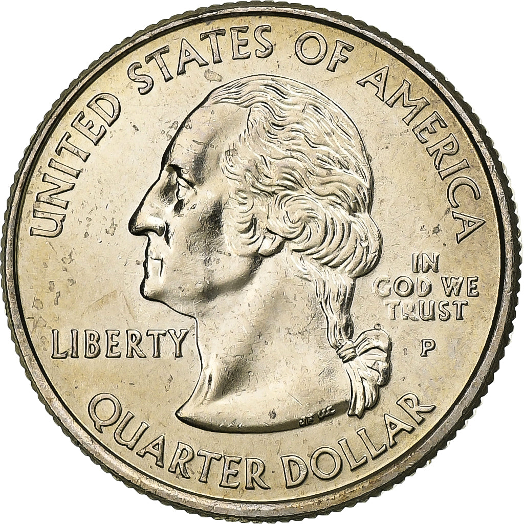Estados Unidos, Quarter, Quarter Dollar, 2005, Philadelphia, Kansas 1861, Cobre