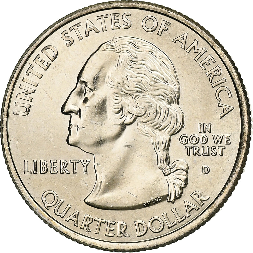 États-Unis, Quarter, Quarter Dollar, 2008, Denver, Hawaii 1959, Cupronickel