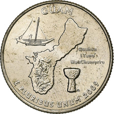 United States, Quarter, Quarter Dollar, 2009, Denver, Guam, Copper-Nickel Clad