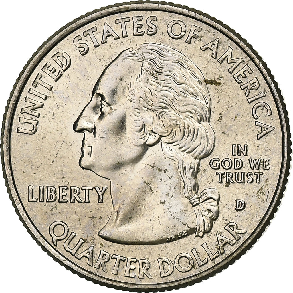 USA, Quarter, Quarter Dollar, 2009, Denver, Guam, Miedź-Nikiel powlekany
