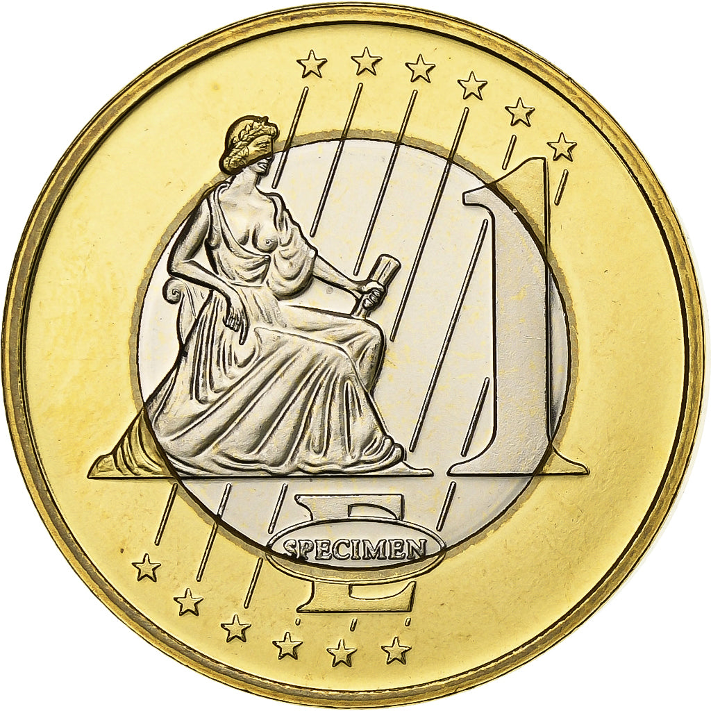 Vaticano, medaglia, 1 E, Essai-Trial Benoit XVI, 2007, Bi-metallico, FDC