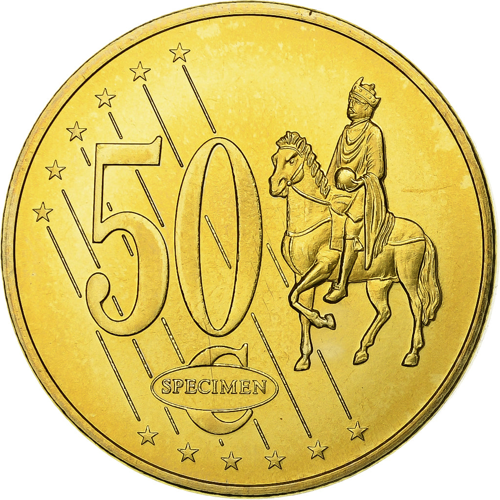 Vaticano, medalha, 50 C, Essai-Trial Benoit XVI, 2007, Latão, MS(65-70)