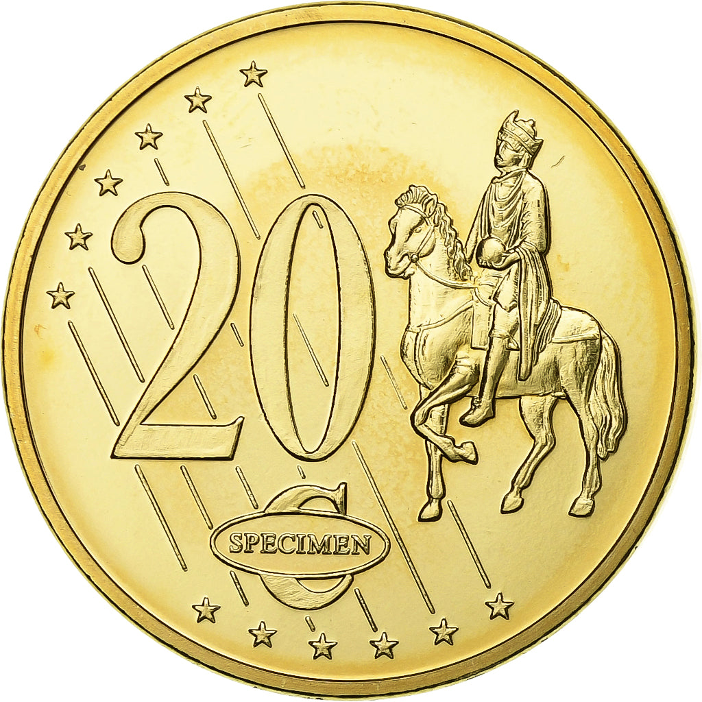 Vaticano, medalha, 20 C, Essai-Trial Benoit XVI, 2007, Latão, MS(65-70)