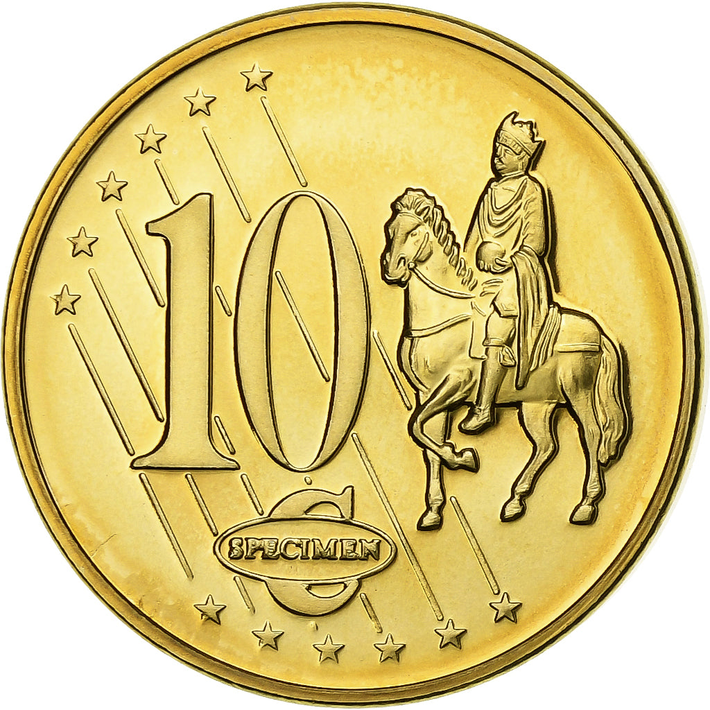 Watykan, medal, 10 C, Essai-Trial Benoit XVI, 2007, Mosiądz, MS(65-70)