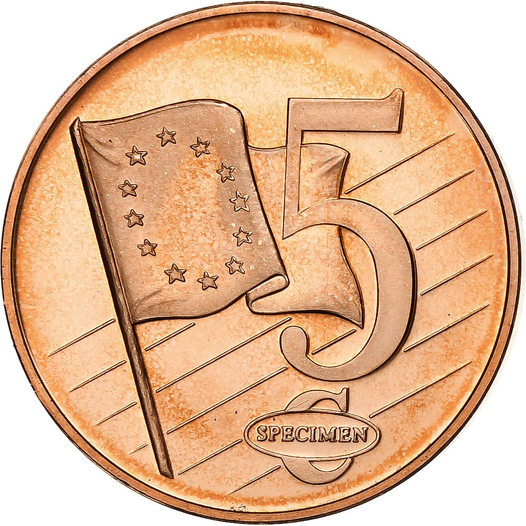 Vaticano, medalha, 5 C, Essai-Trial Benoit XVI, 2007, Cobre, MS(65-70)